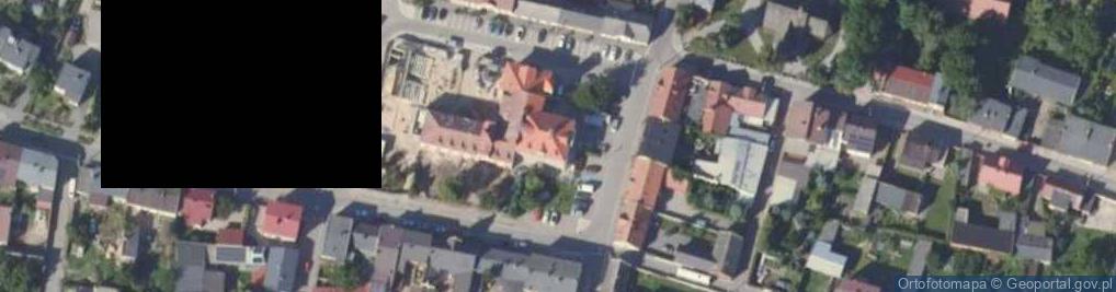 Zdjęcie satelitarne Gmina Baranów