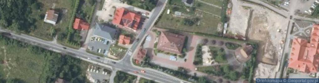 Zdjęcie satelitarne Gmina Biskupice