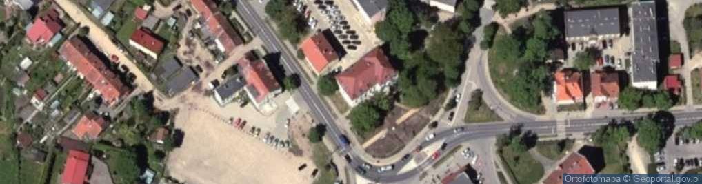 Zdjęcie satelitarne Gmina Biskupiec