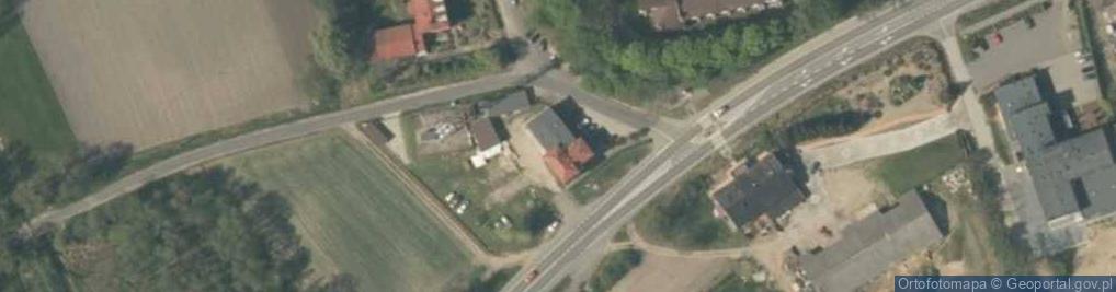 Zdjęcie satelitarne Gmina Domaniewice