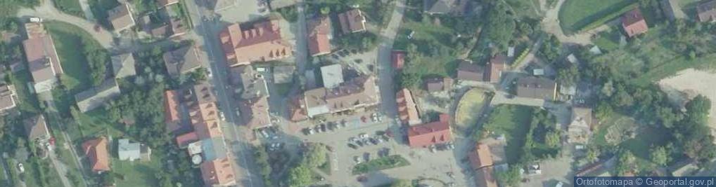 Zdjęcie satelitarne Gmina Gdów