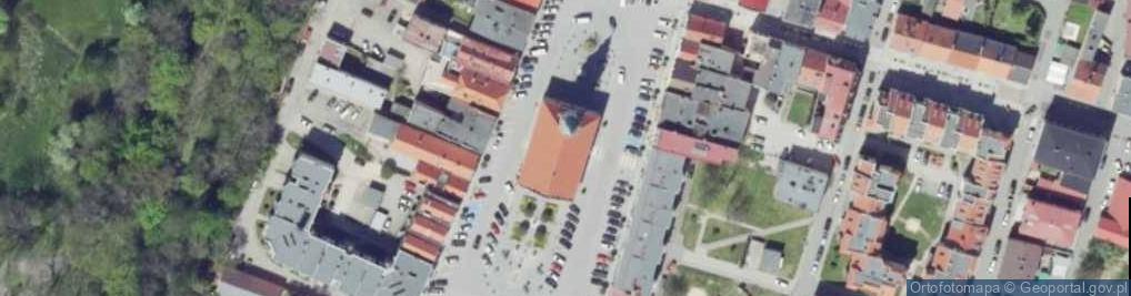 Zdjęcie satelitarne Gmina Głogówek