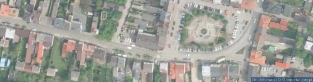 Zdjęcie satelitarne Gmina i Miasto Koziegłowy