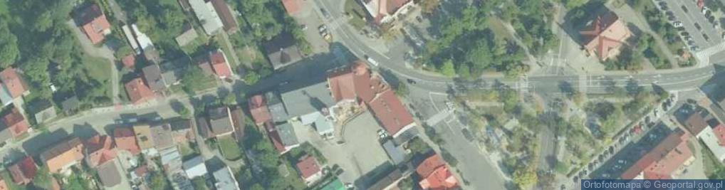 Zdjęcie satelitarne Gmina Jordanów