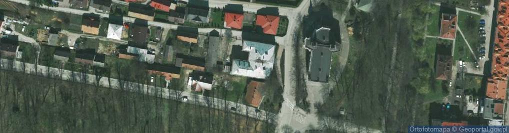 Zdjęcie satelitarne Gmina Krzeszowice Urząd Miejski Krzeszowice