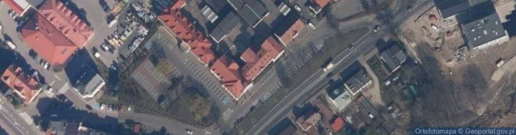 Zdjęcie satelitarne Gmina Miejska Człuchów