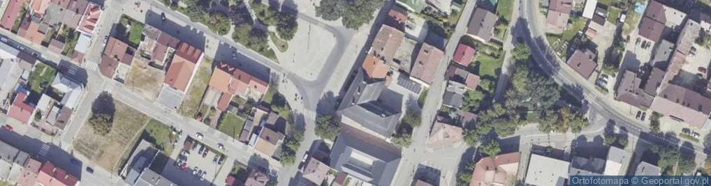 Zdjęcie satelitarne Gmina Opatów