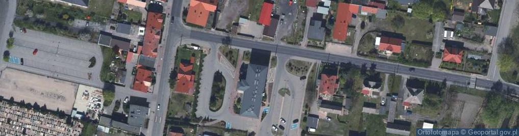 Zdjęcie satelitarne Gmina Sława