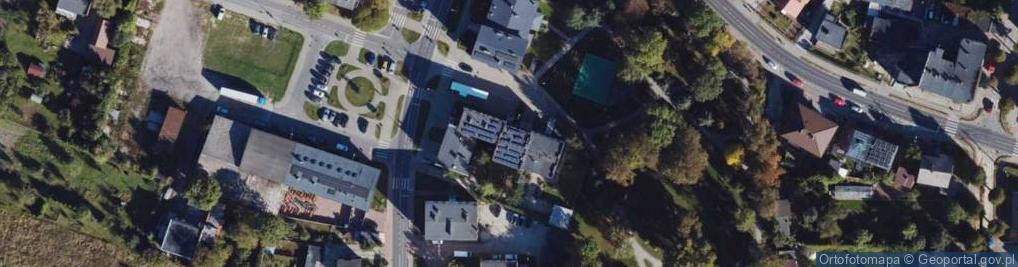 Zdjęcie satelitarne Gmina Unisław