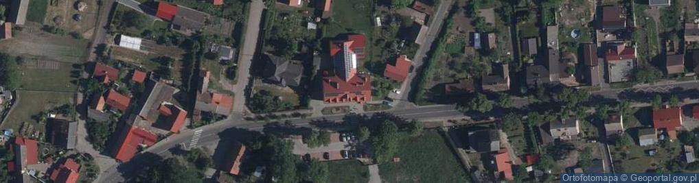 Zdjęcie satelitarne Gmina Zabór