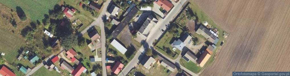 Zdjęcie satelitarne Gminna Spółdzielnia Samopomoc Chłopska Lubiewo z Siedzibą w Klonowie