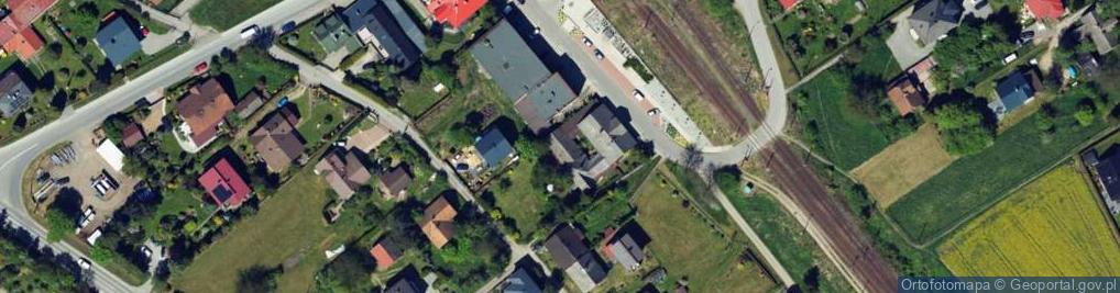 Zdjęcie satelitarne Gminna Spółdzielnia Samopomoc Chłopska w Łodygowicach