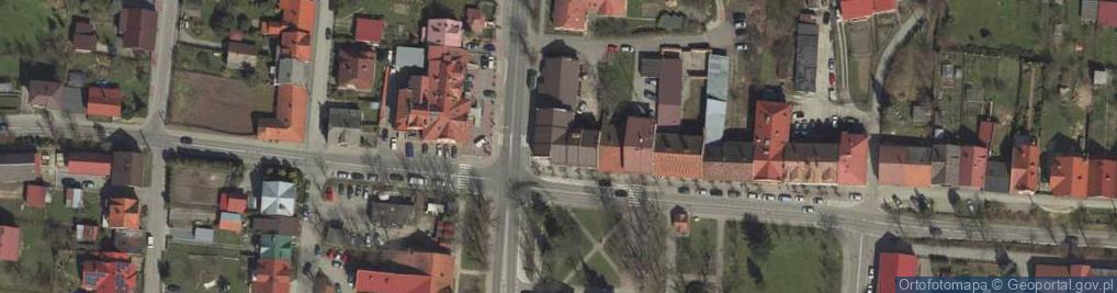 Zdjęcie satelitarne Gminna Spółdzielnia Samopomoc Chłopska w Nowym Wiśniczu