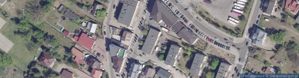 Zdjęcie satelitarne Gminna Spółdzielnia Samopomoc Chłopska w Ostrowi Mazowieckiej