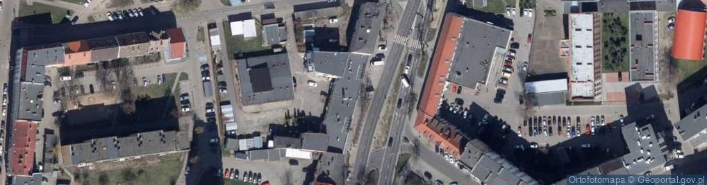 Zdjęcie satelitarne Gminna Spółdzielnia Samopomoc Chłopska w Słubicach