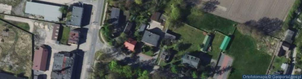 Zdjęcie satelitarne Gminna Spółka Wodna w Będkowie