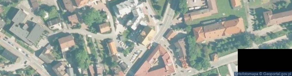Zdjęcie satelitarne Gminna Spółka Wodna w Kalwarii Zebrzydowskiej