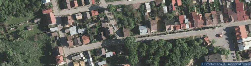 Zdjęcie satelitarne Gminna Spółka Wodna w Ulanowie