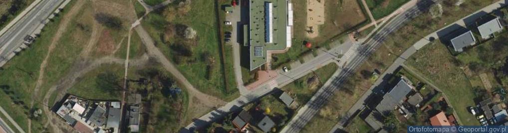 Zdjęcie satelitarne Gminne Przedszkole nr 1 Bajkowe Ludki w Koziegłowach