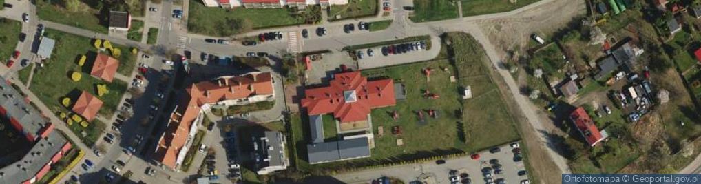 Zdjęcie satelitarne Gminne Przedszkole nr 2 Krasnal Hałabała w Koziegłowach