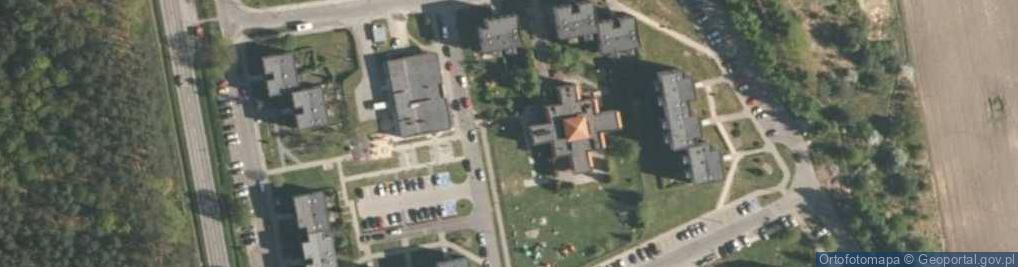 Zdjęcie satelitarne Gminne Przedszkole Publiczne nr 1 z Oddziałem Integracyjnym im Juliana Tuwima