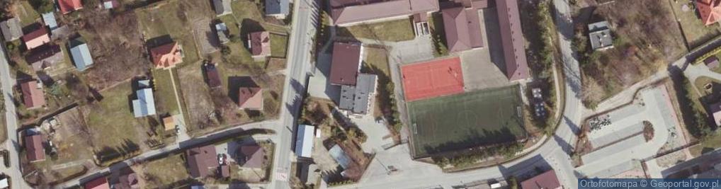 Zdjęcie satelitarne Gminne Przedszkole w Krasnem