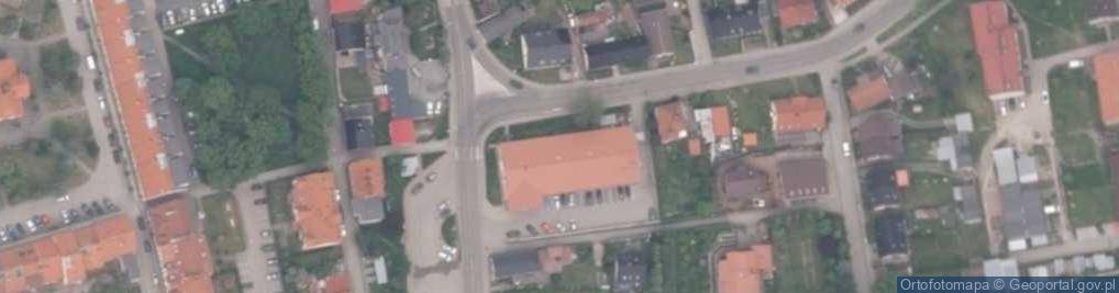 Zdjęcie satelitarne Gminne Zrzeszenie Ludowe Zespoły Sportowe w Lewinie Brzeskim