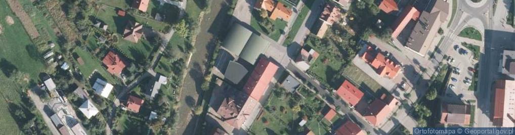 Zdjęcie satelitarne Gminny Ośrodek Kultury i Sportu