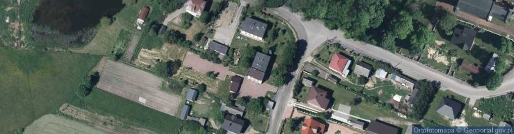 Zdjęcie satelitarne Gminny Ośrodek Kultury w Borkach z Siedzibą w Woli Osowińskiej