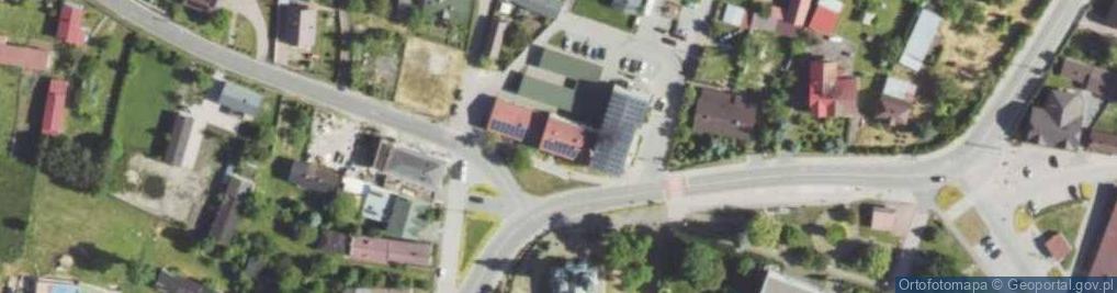 Zdjęcie satelitarne Gminny Ośrodek Kultury w Dąbrowie Zielonej