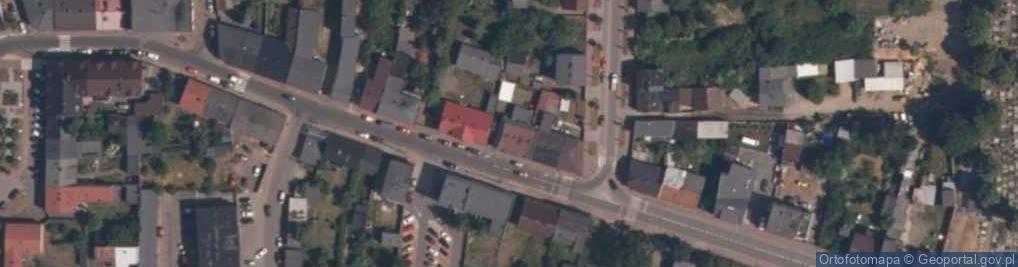 Zdjęcie satelitarne Gminny Ośrodek Kultury w Krzepicach