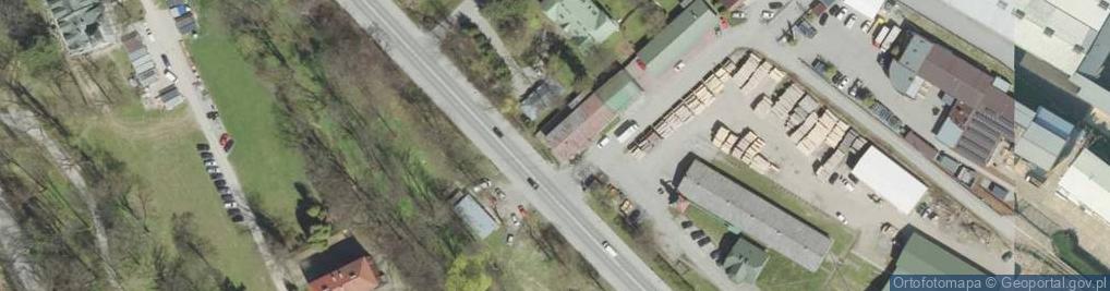 Zdjęcie satelitarne Gminny Ośrodek Kultury w Nawojowej