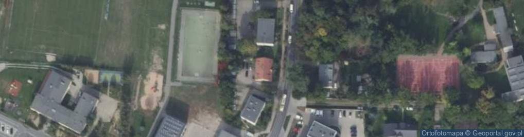 Zdjęcie satelitarne Gminny Ośrodek Kultury w Rokietnicy