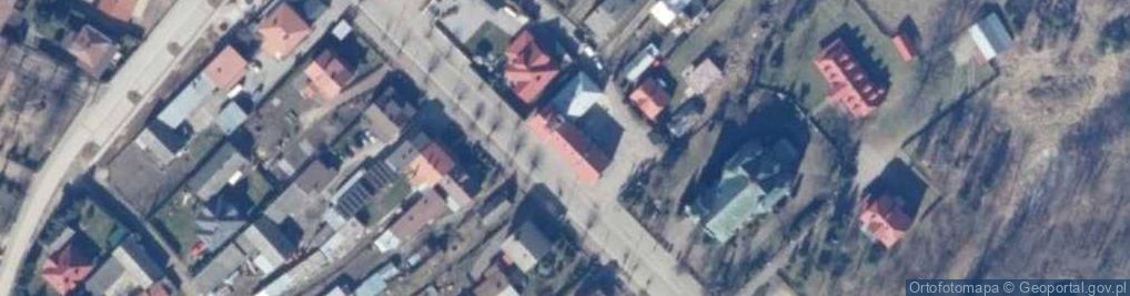 Zdjęcie satelitarne Gminny Ośrodek Kultury w Wildze