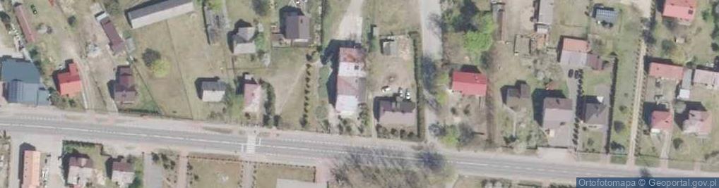 Zdjęcie satelitarne Gminny Ośrodek Kultury w Zbójnej