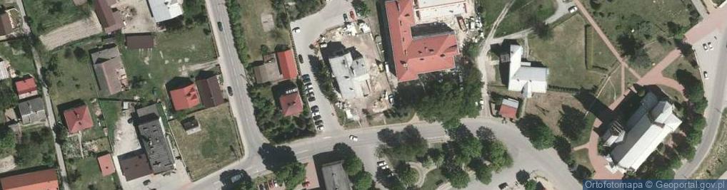 Zdjęcie satelitarne Gminny Ośrodek Pomocy Społecznej w Grębowie