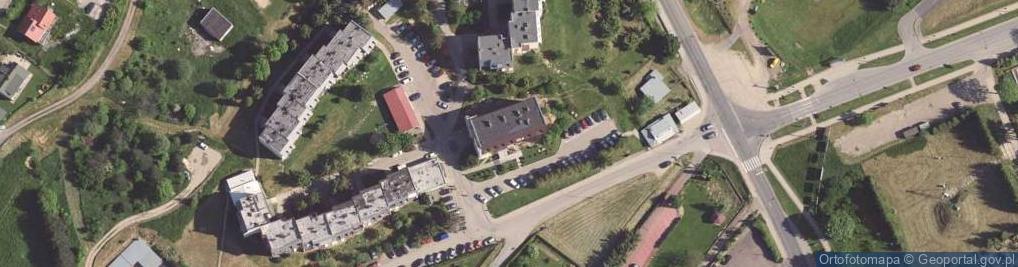 Zdjęcie satelitarne Gminny Ośrodek Pomocy Społecznej w Solinie z S w Polańczyku