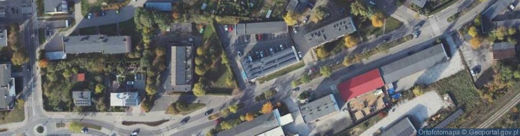 Zdjęcie satelitarne Gminny Ośrodek Pomocy Społecznej
