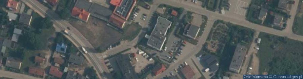 Zdjęcie satelitarne Gminny Ośrodek Zdrowia Trąbki Wielkie