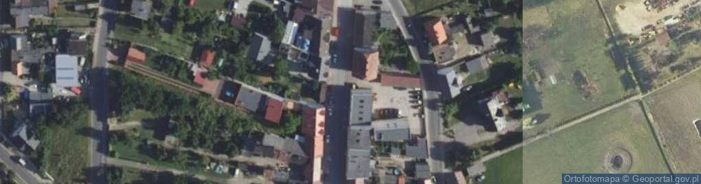 Zdjęcie satelitarne Gminny Zespół Ekonomiczno Administracyjny Szkół w Żerkowie