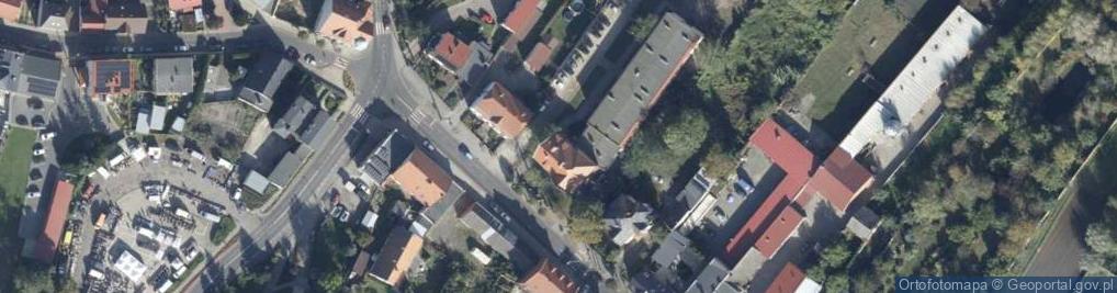 Zdjęcie satelitarne Gminny Zespół Obsługi Szkół w Poniecu