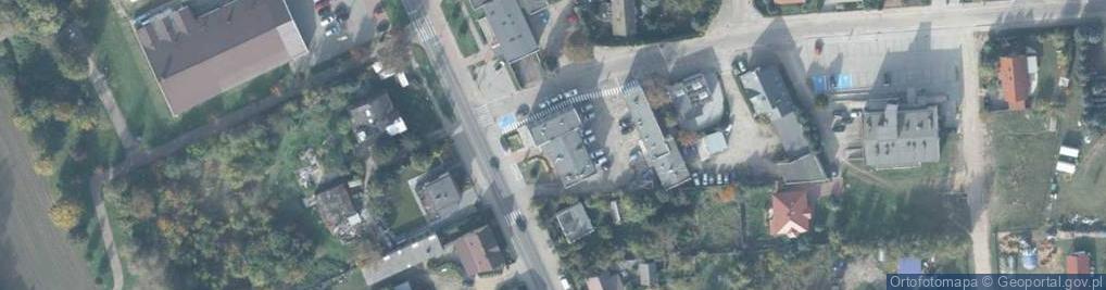 Zdjęcie satelitarne Gminny Zespół Oświatowy w Kaźmierzu