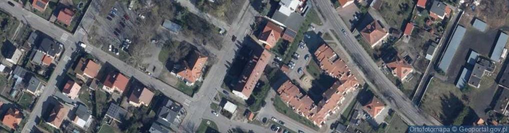 Zdjęcie satelitarne Gminny Zespół Oświaty w Międzyrzeczu