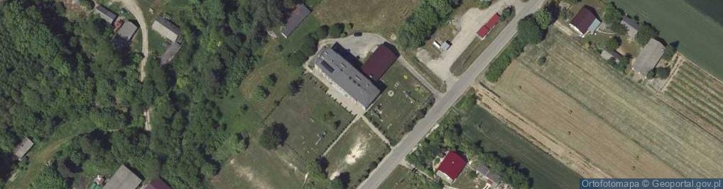 Zdjęcie satelitarne Gminny Zespół Oświaty w Rudniku