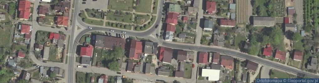 Zdjęcie satelitarne Gminny Związek Rolników Kółek i Organizacji Rolniczych w Józefowie N Wisłą