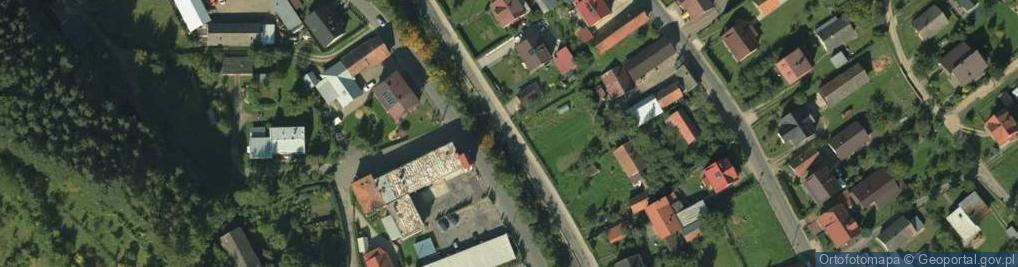 Zdjęcie satelitarne Gminnyo Ludowy Klub Sportowy Zyndram w Łącku