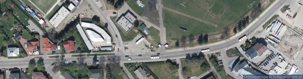 Zdjęcie satelitarne Gorlicki Klub Sportowy Glinik Gorlice