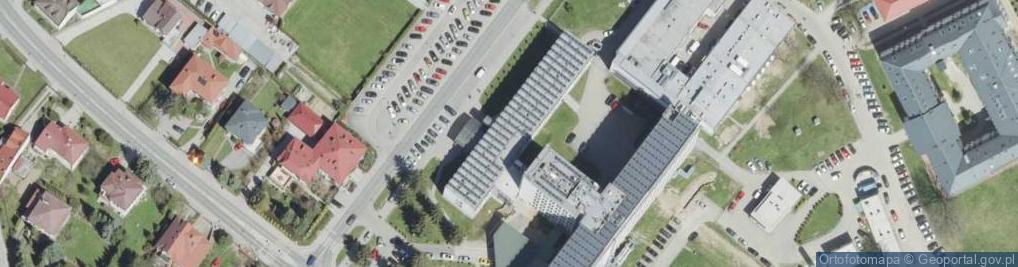 Zdjęcie satelitarne Gorlickie Stowarzyszenie Na Rzecz Rozwoju Psychiatrii z Siedzibą w Gorlicach