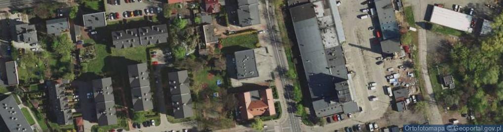 Zdjęcie satelitarne Górnośląska Szkoła Ultrasonografii (GZ Medica)
