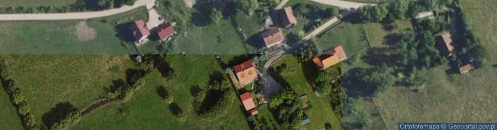 Zdjęcie satelitarne Gospodarstwo Agroturystyczne pod Świerkiem Bożena Kalińska